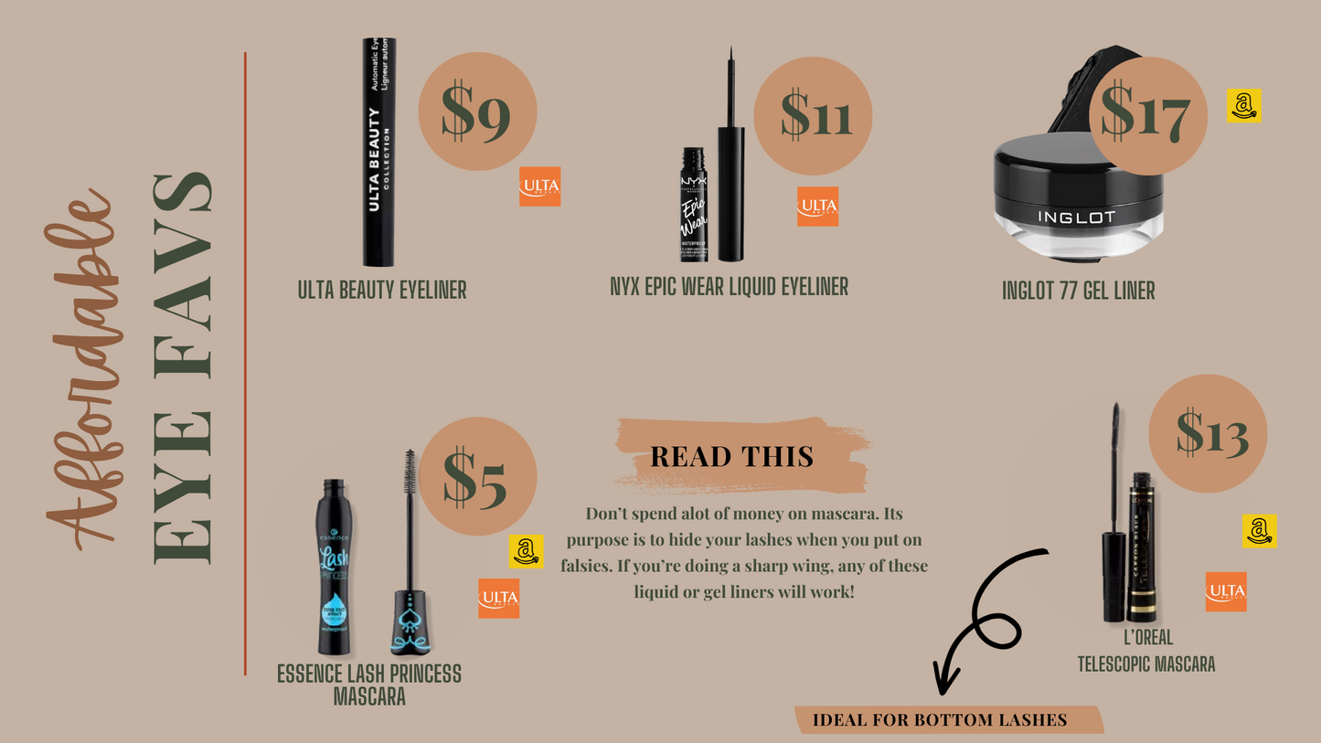 Ulta/Amazon Makeup Guide